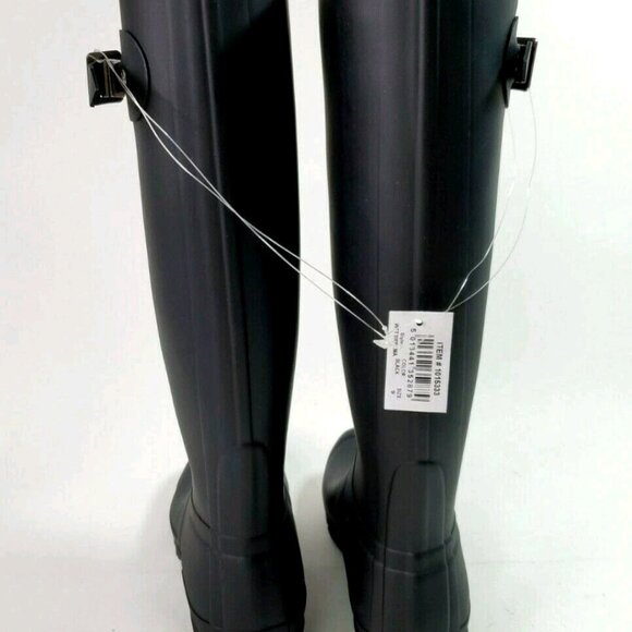 Hunter Boots Women Size 9 US Black Original Tall Rain Boots NIB - Picture 4 of 7